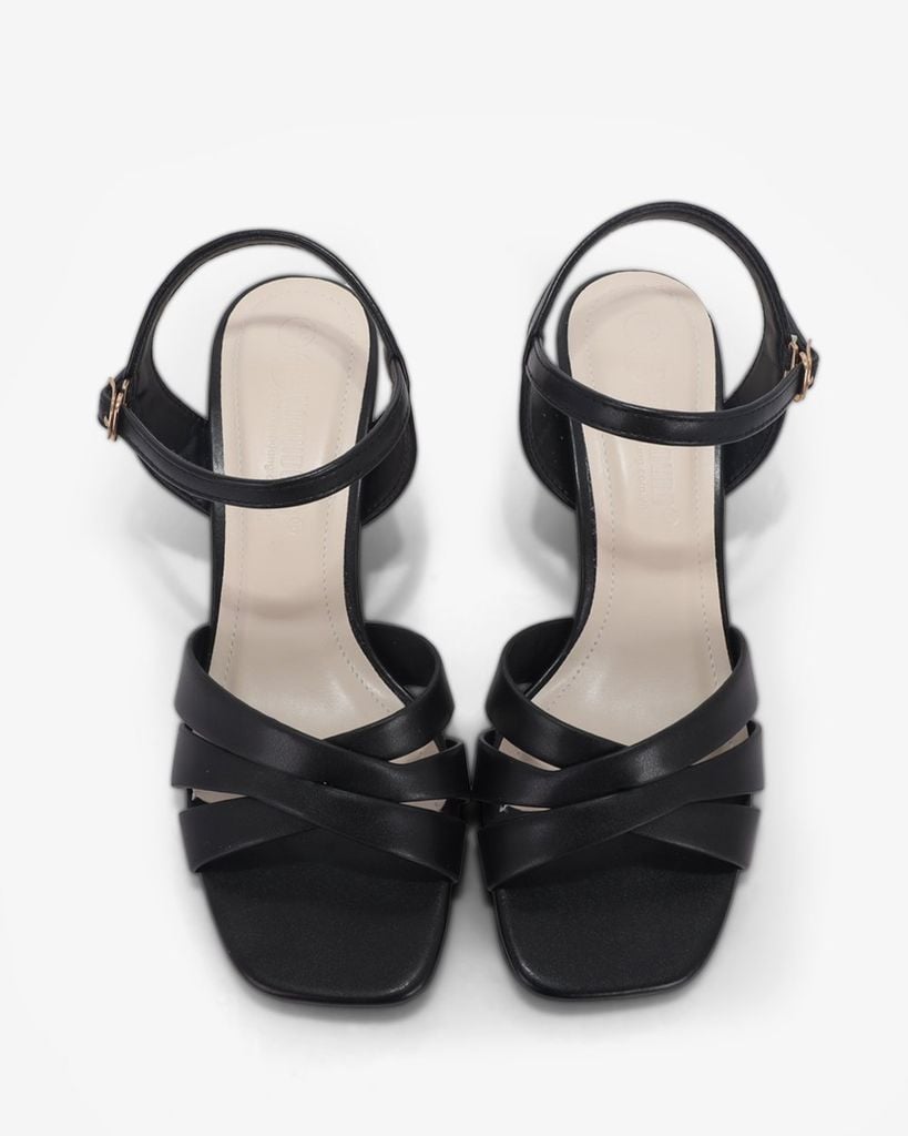 Sandal Cao Gót Hạnh Dung Ba Dây Chéo HD12286AM