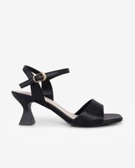 Sandal Cao Gót Hạnh Dung Quai Ngang Bản Lớn HD12287AM