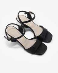 Sandal Cao Gót Hạnh Dung Quai Ngang Bản Lớn HD12287AM