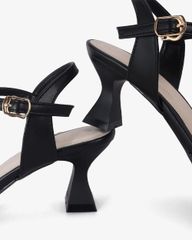 Sandal Cao Gót Hạnh Dung Mảnh Đan Chéo HD12288AM