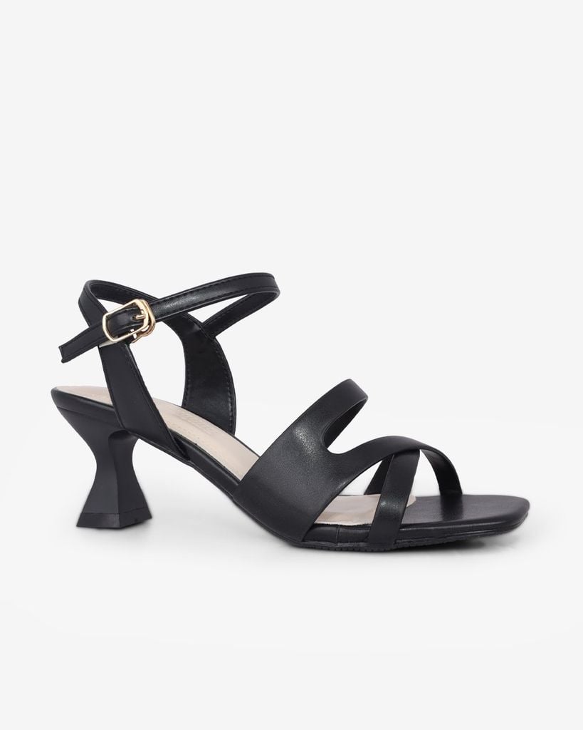 Sandal Cao Gót Hạnh Dung Mảnh Đan Chéo HD12288AM