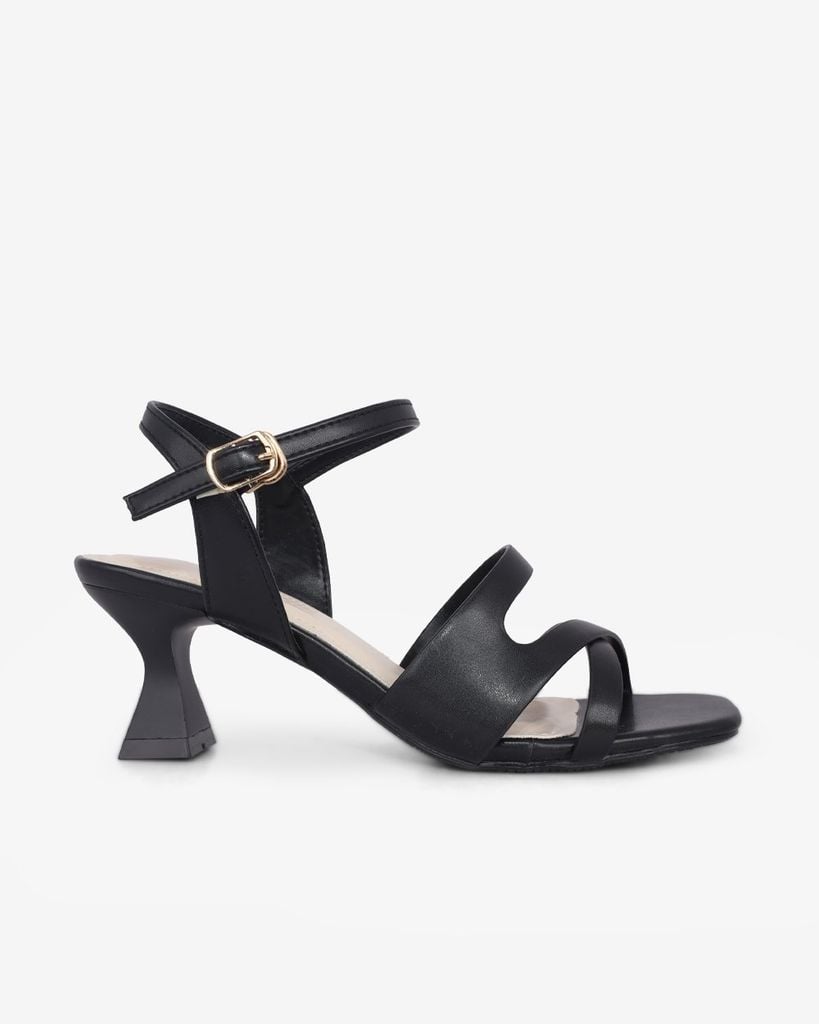 Sandal Cao Gót Hạnh Dung Mảnh Đan Chéo HD12288AM