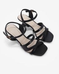 Sandal Cao Gót Hạnh Dung Mảnh Đan Chéo HD12288AM