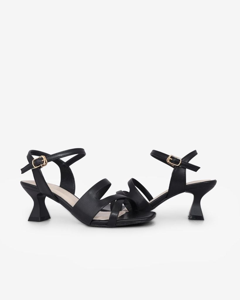 Sandal Cao Gót Hạnh Dung Mảnh Đan Chéo HD12288AM