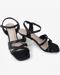 Sandal Cao Gót Hạnh Dung Mảnh Đan Chéo HD12288AM