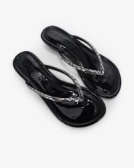 Dép Đế Xuồng Hạnh Dung Kẹp Xỏ Ngón Dây Xoàn Lá HD12290AM