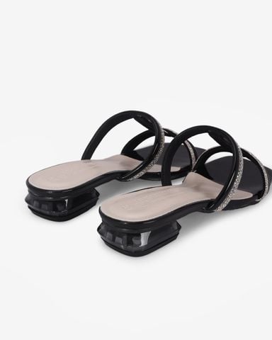 Dép Cao Gót Hạnh Dung Quai Chữ I HD12292AM