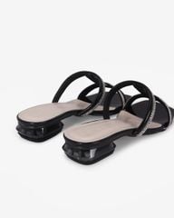Dép Cao Gót Hạnh Dung Quai Chữ I HD12292AM