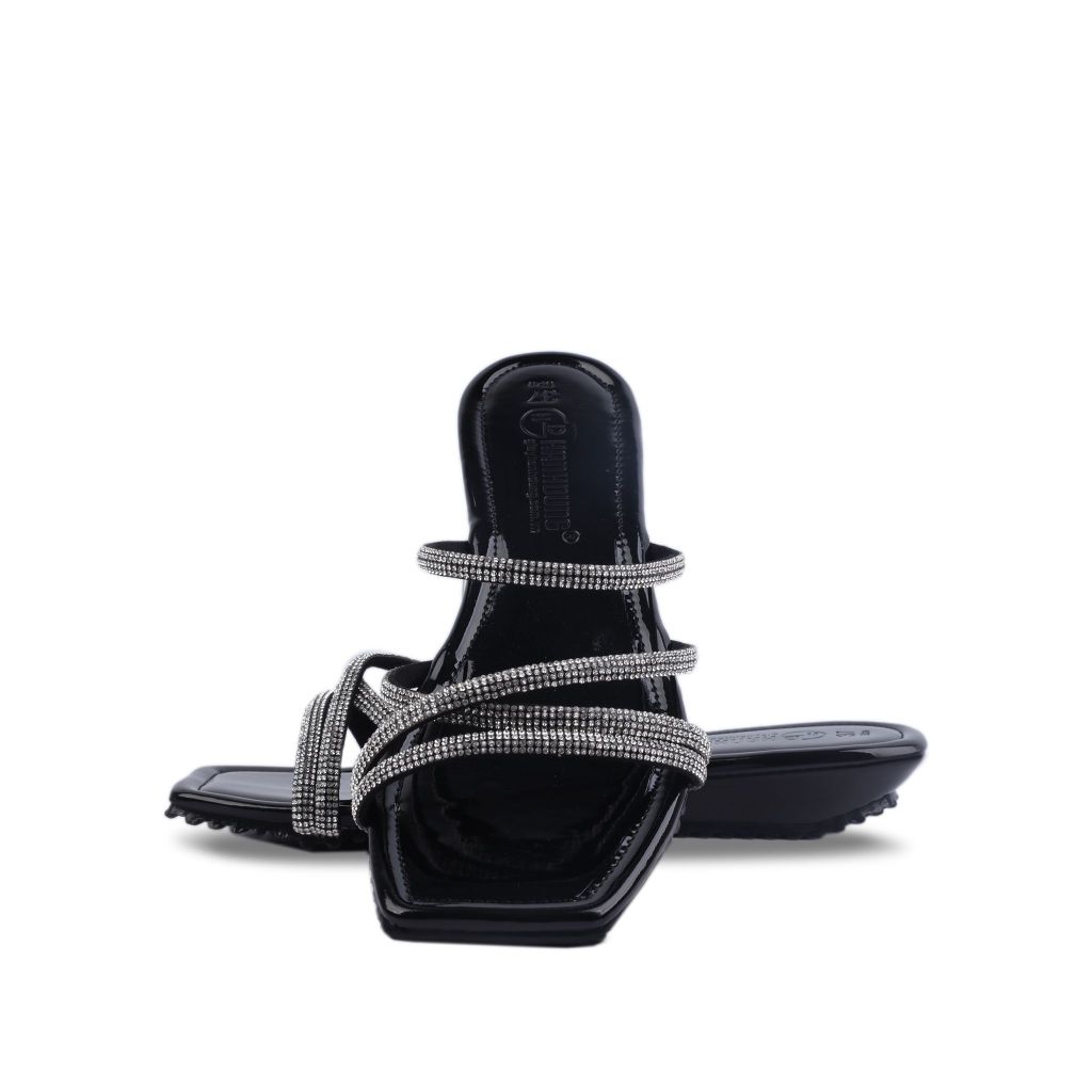 Dép Xẹp Hạnh Dung Dây Mảnh Pha Lê HD2032AH