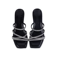 Dép Xẹp Hạnh Dung Dây Mảnh Pha Lê HD2032AH