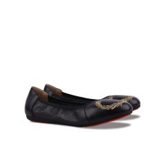 Giày Búp Bê Hạnh Dung Thêu Nguyệt Quế HD2221AX