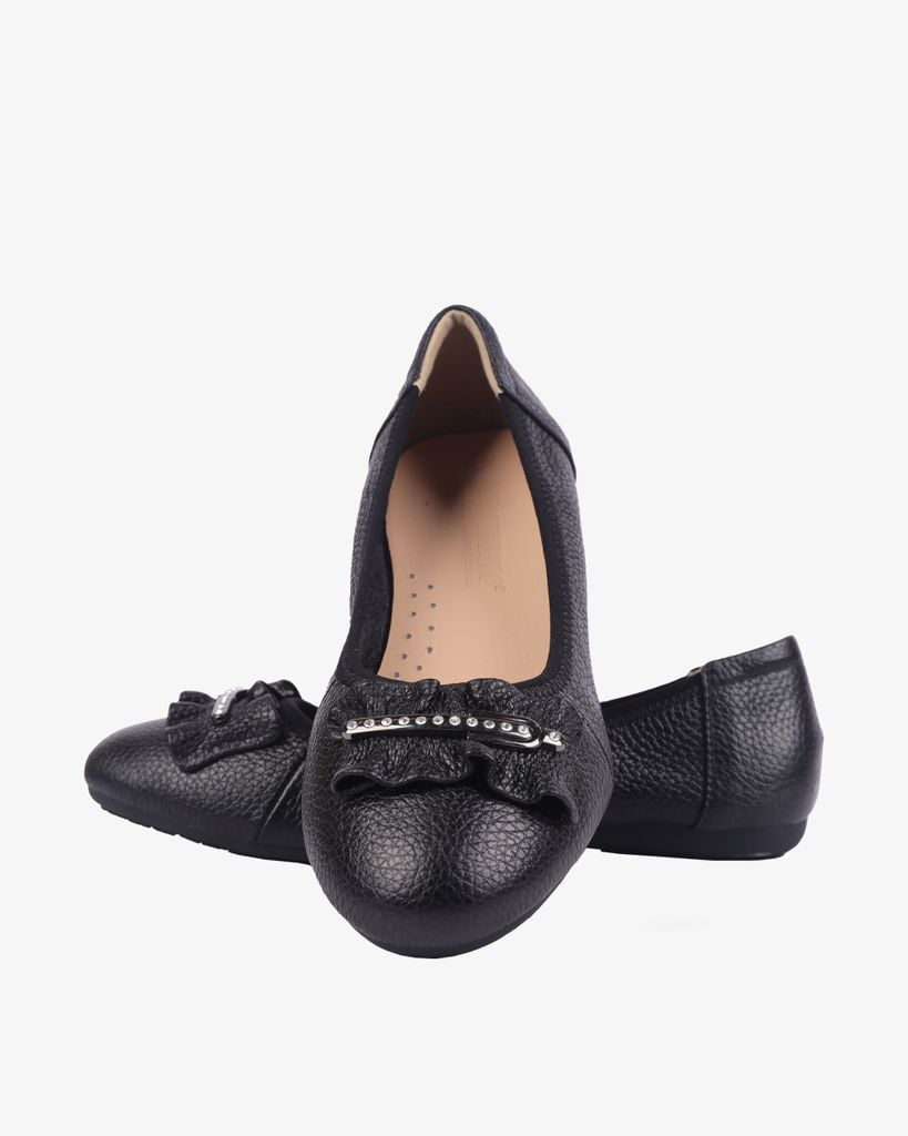 Giày Búp Bê Hạnh Dung Nơ Khóa Cách Điệu HD2225AX