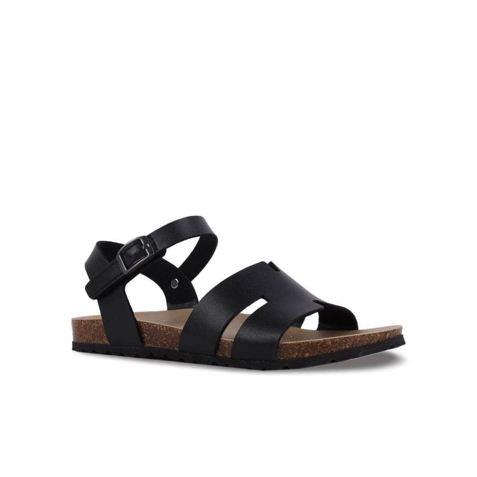 Sandal Đế Xẹp Hạnh Dung Quai Dán Chữ H HD2302BO