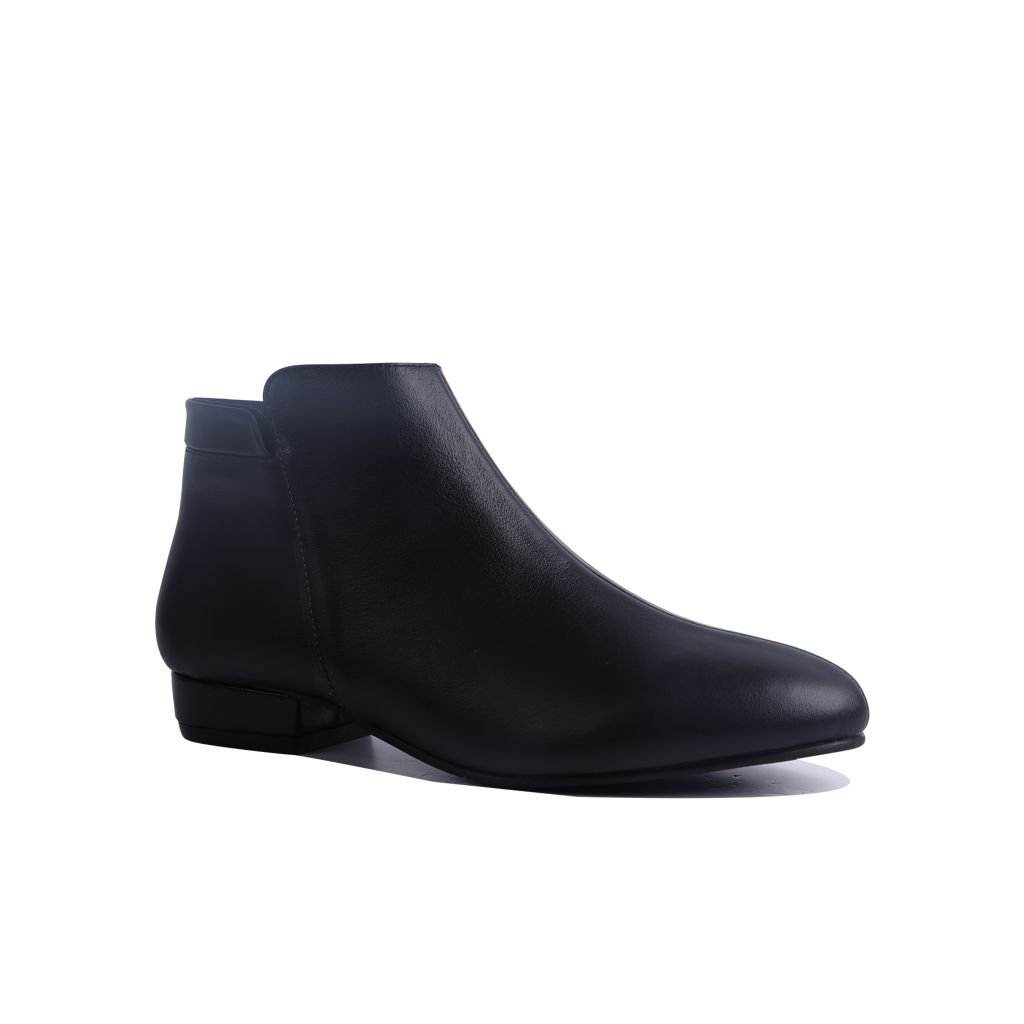Giày Boot Hạnh Dung Dây Kéo Bên Hông HD2522AG