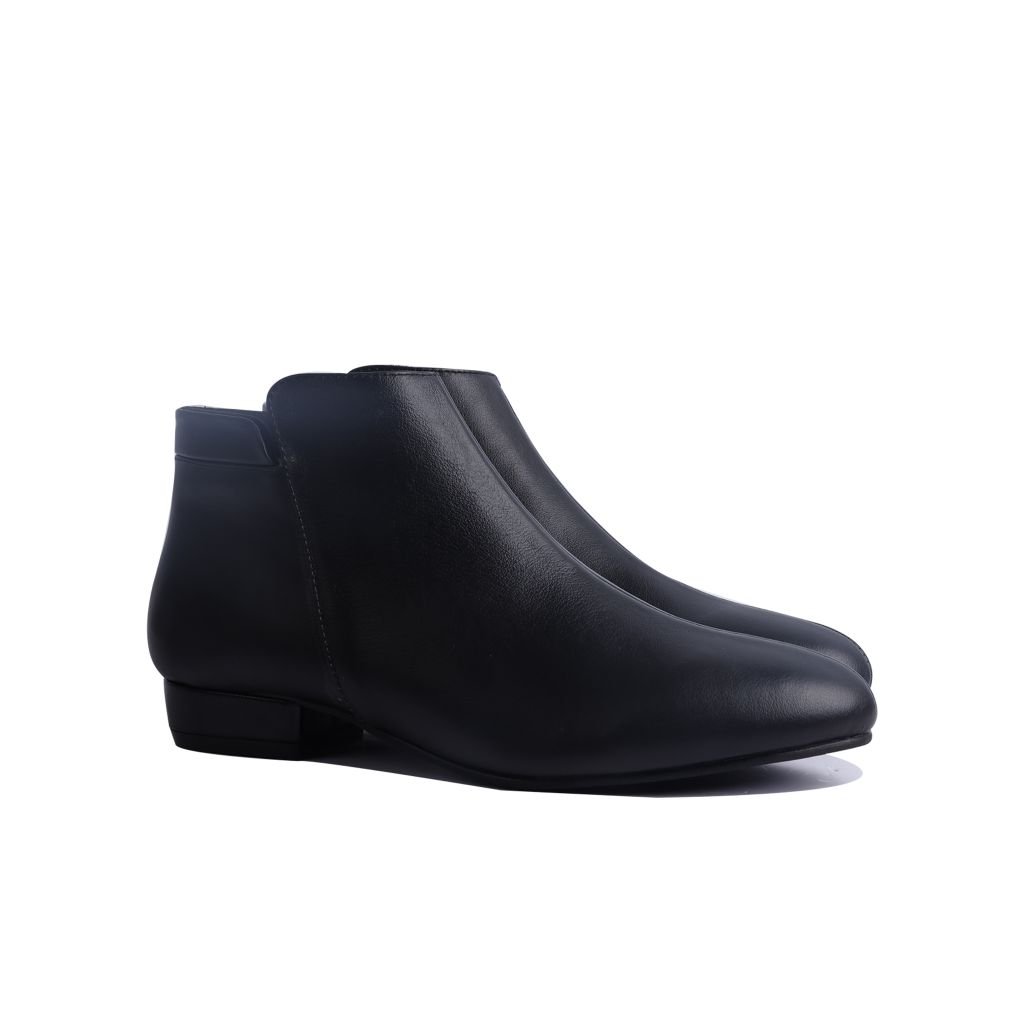 Giày Boot Hạnh Dung Dây Kéo Bên Hông HD2522AG