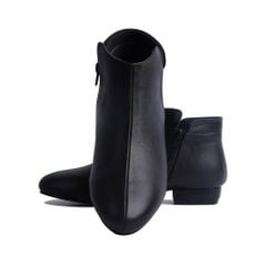Giày Boot Hạnh Dung Dây Kéo Bên Hông HD2522AG