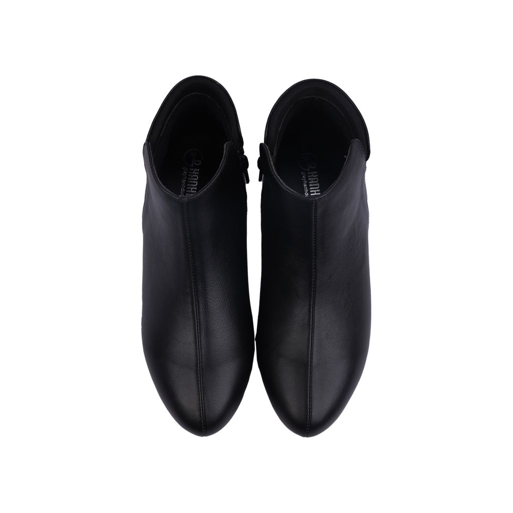 Giày Boot Hạnh Dung Dây Kéo Bên Hông HD2522AG