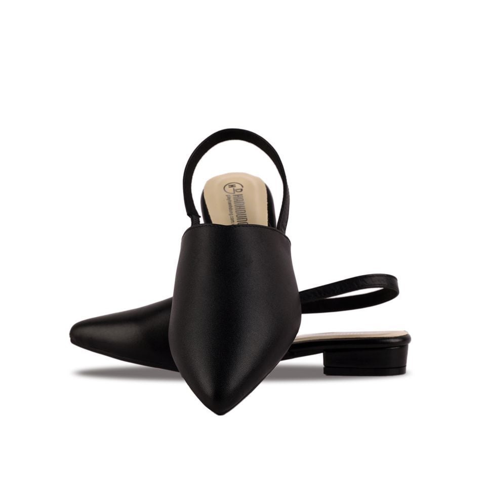 Sandal Hạnh Dung Bít Mũi Đế Xẹp HD2526AG