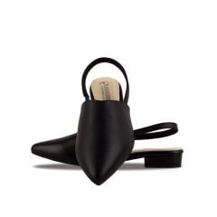 Sandal Hạnh Dung Bít Mũi Đế Xẹp HD2526AG