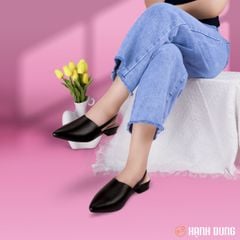 Sandal Hạnh Dung Bít Mũi Đế Xẹp HD2526AG