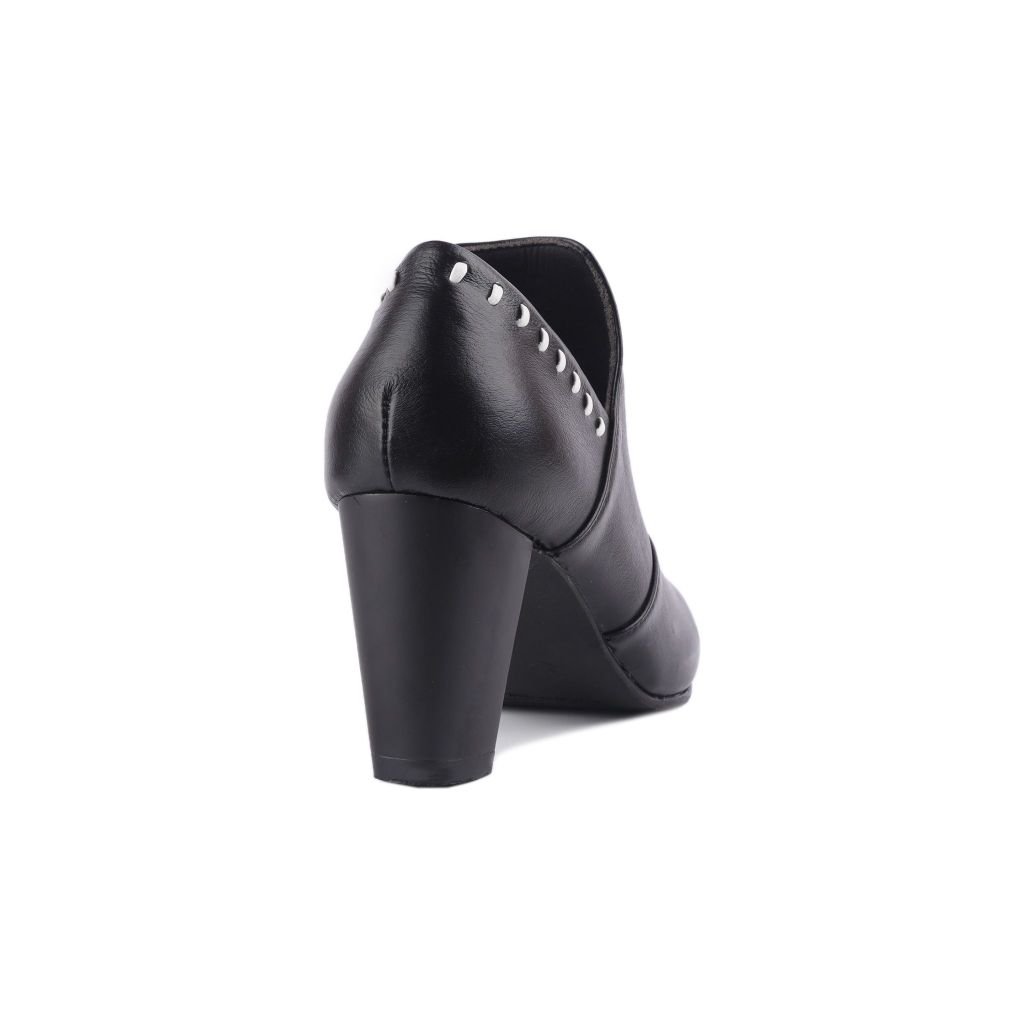 Giày Boot Hạnh Dung Đế Vuông Chỉ Nổi HD2529AG