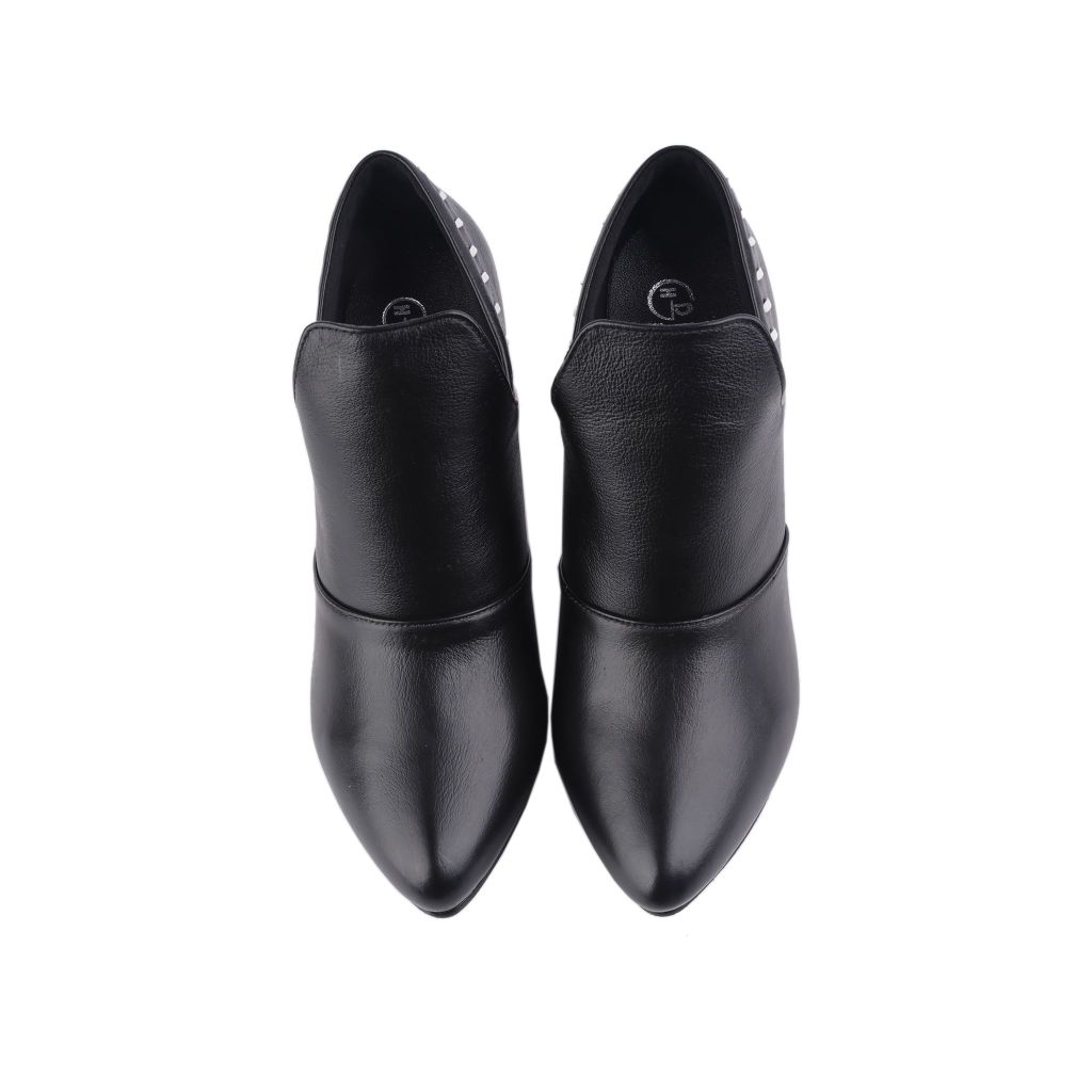 Giày Boot Hạnh Dung Cổ Ngắn Đế Cách Điệu HD2530AG