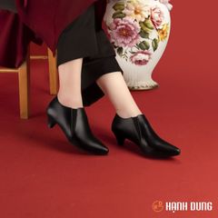 Giày Boot Hạnh Dung Cổ Ngắn Đế Cách Điệu HD2530AG