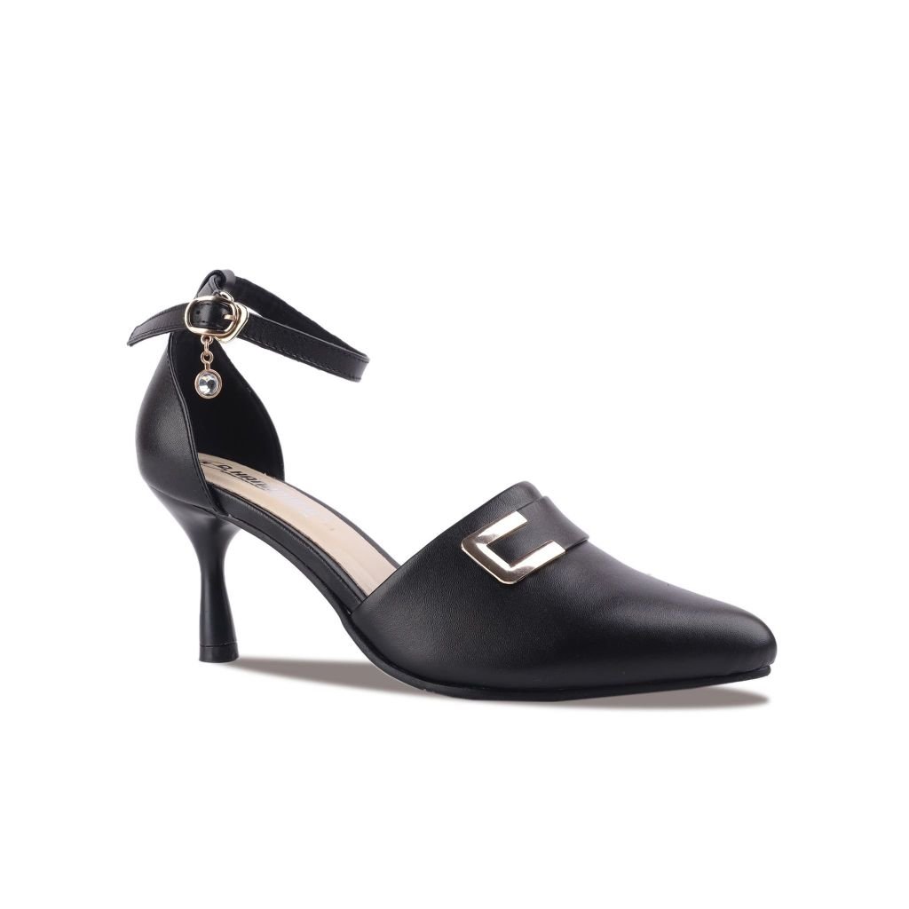 Sandal Cao Gót Hạnh Dung Đế Nhọn Bít Hậu HD2532AG