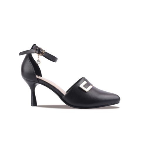 Sandal Cao Gót Hạnh Dung Đế Nhọn Bít Hậu HD2532AG
