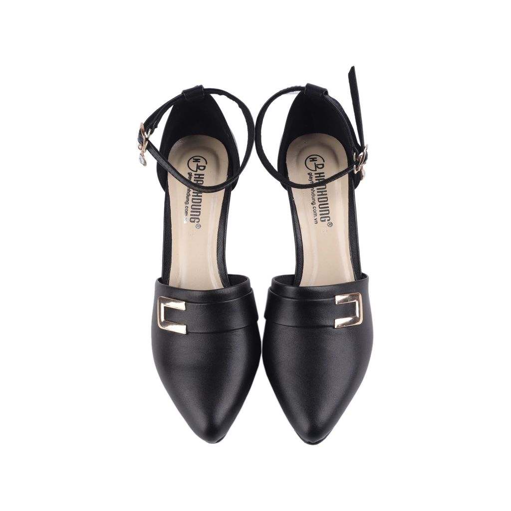 Sandal Cao Gót Hạnh Dung Đế Nhọn Bít Hậu HD2532AG