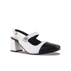 Sandal Cao Gót Hạnh Dung Đế Vuông Phối Màu HD2533AG