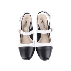 Sandal Cao Gót Hạnh Dung Đế Vuông Phối Màu HD2533AG