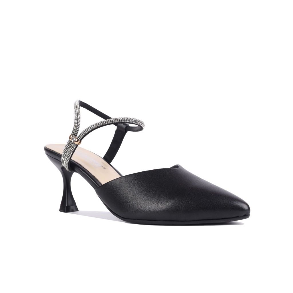 Sandal Cao Gót Hạnh Dung Gót Nhọn Xoàn Cổ Chân HD2534AG