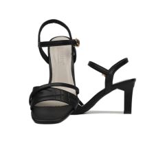Sandal Cao Gót Hạnh Dung Bản Ngang Dây Mảnh HD27141BI