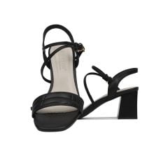 Sandal Cao Gót  Hạnh Dung Quai Ngang Gót Vuông HD27143BI