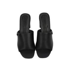 Dép Cao Gót Hạnh Dung Bản Lớn Nút HD27145BI