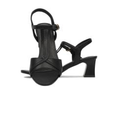Sandal Cao Gót Hạnh Dung Bản Ngang Nối Dây HD27146BI