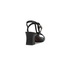 Sandal Cao Gót Hạnh Dung Bản Ngang Nối Dây HD27146BI