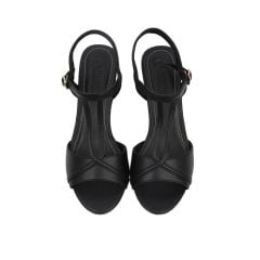 Sandal Cao Gót Hạnh Dung Bản Ngang Nối Dây HD27146BI