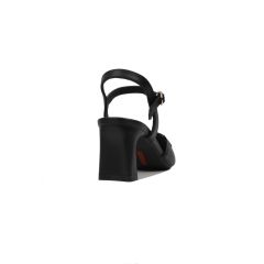 Sandal Cao Gót Hạnh Dung Bít Mũi Cách Điệu HD27148BI