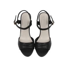 Sandal Cao Gót Hạnh Dung Quai Họa Tiết HD27151BI