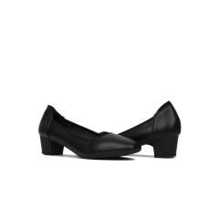 Giày Cao Gót Hạnh Dung Mũi Vuông HD27164BI