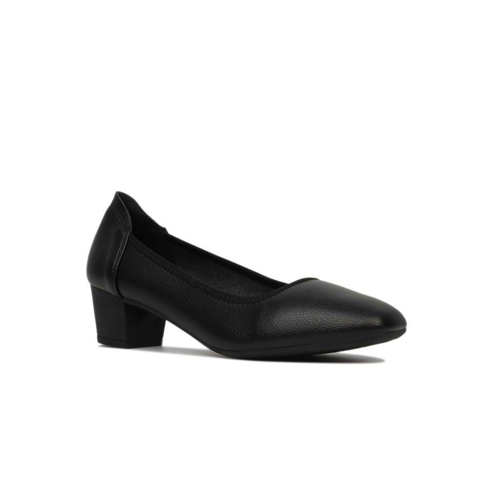 Giày Cao Gót Hạnh Dung Mũi Vuông HD27164BI