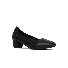 Giày Cao Gót Hạnh Dung Mũi Vuông HD27164BI