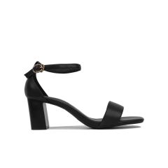 Sandal Cao Gót Hạnh Dung Quai Ngang HD27170BI