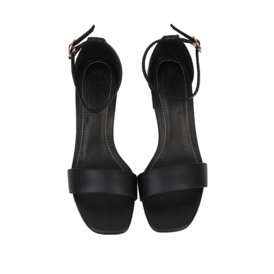 Sandal Cao Gót Hạnh Dung Quai Ngang HD27170BI