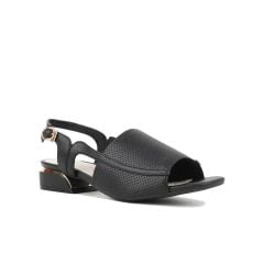 Sandal Cao Gót Hạnh Dung Bản Lớn Laser HD27174BI