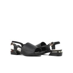 Sandal Cao Gót Hạnh Dung Bản Lớn Laser HD27174BI