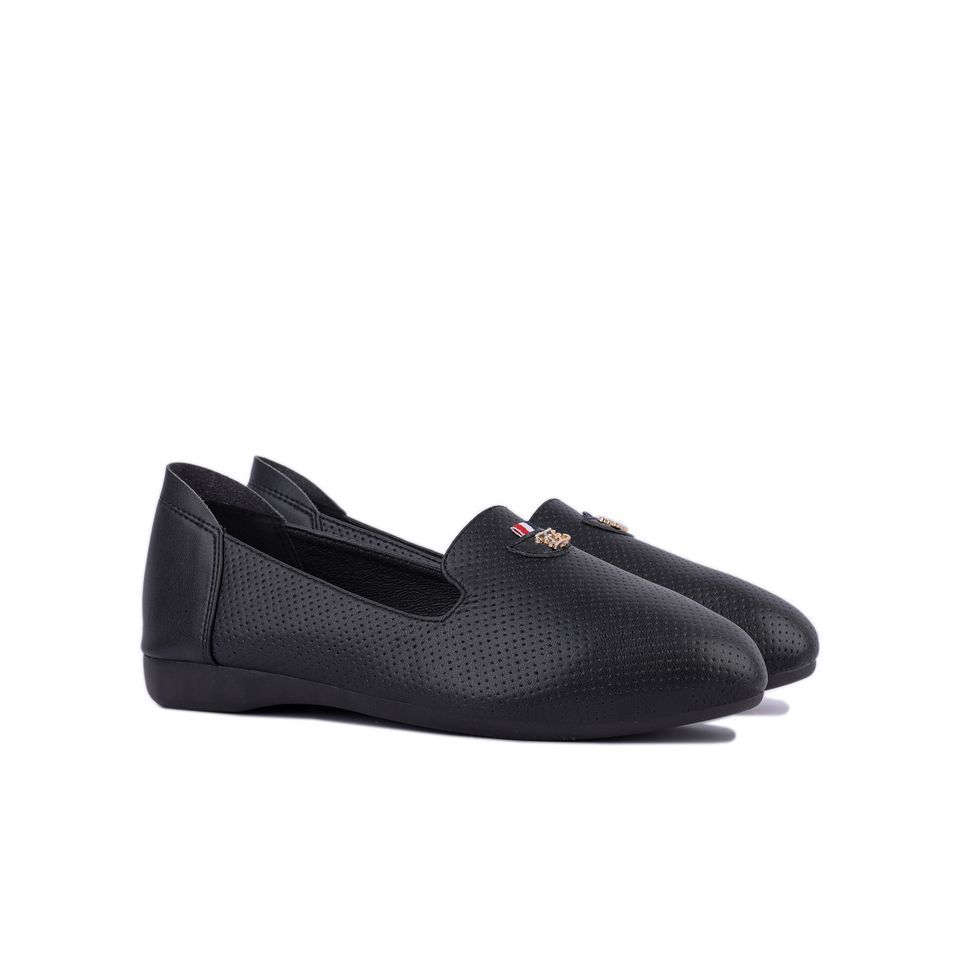 Giày Búp Bê Hạnh Dung Khóa Mini HD27189BI