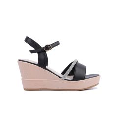Sandal Xuồng Hạnh Dung Phối Dây Xoàn HD27192BI